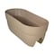 Emsco Group Self-Watering Rail Planter Grow Box, 24in Weatherproof Resin Planter, Up to 6in Railings, Sand 2430-1 - alternate 1